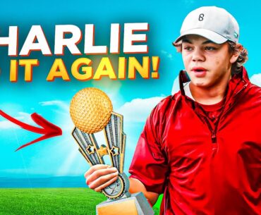 Charlie Woods Did It Again!