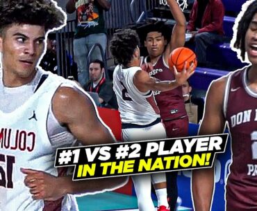 #1 Player vs #2 Player In The Nation Was A MOVIE! Cameron Boozer vs Dylan Harper