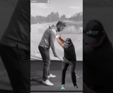 One of my favourite drills for better connection in the golf swing #golf #golfswing  #shorts