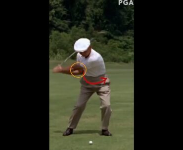 [1분영상] 레전드 골프황제 "벤호건" 오른팔꿈치 붙이기 & 골프스윙 드릴,Legend "Ben Hogan" One plane swing drills & Slow Motion