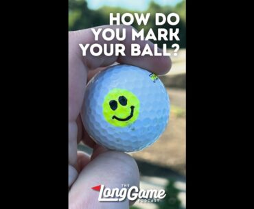How do you mark your golf balls?