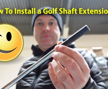 How to Install a Tour Fit Golf Shaft Extender Steel and Graphite