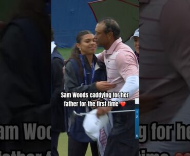 A special day for Tiger Woods and his daughter Sam 🥰
