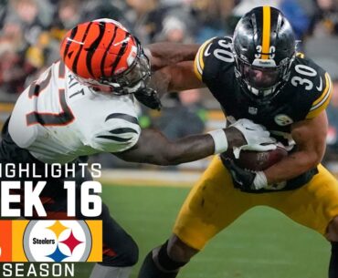 Cincinnati Bengals vs. Pittsburgh Steelers | 2023 Week 16 Game Highlights