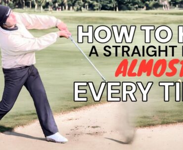 How to hit the golf ball straight