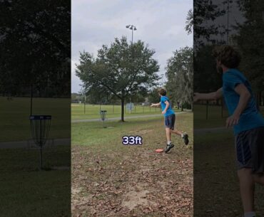 Birdie of the Day, way too low! #birdie #discgolf #throw