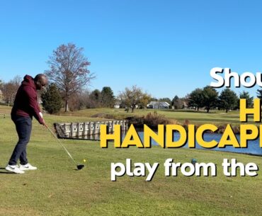 Should HIGH handicap golfers play from the tips? - 9 Holes at Concordia GC