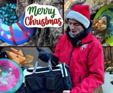 HIDING PRESENTS ON THE DISC GOLF COURSE!!! 🎄🎅