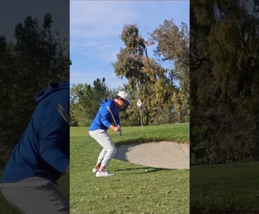 Most INSANE One Club Challenge (7 Iron Flop Shot!)