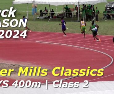 Boys 400 Meter Dash CLASS 2 | Tyser Mills Classics 2023
