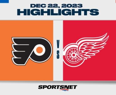 NHL Highlights | Flyers vs. Red Wings - December 22, 2023