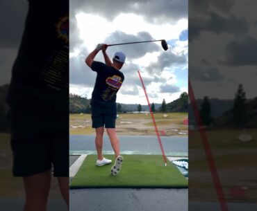 Do THIS to make your GOLF ball DRAW #short #shorts #golfhole #shortpants #golfswing #shortshorts