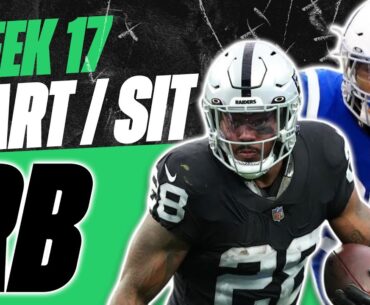 2023 Fantasy Football - MUST Start or Sit Week 17 Running Backs - Every Match Up!!!