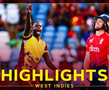 9 To Win off 6 Balls | Highlights | West Indies v England | 5th T20I