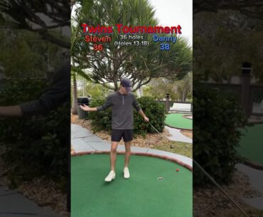 Twins Tournament 36 Holes Round 1 | Hole 16 #minigolf #minigolfcourse #golf #miniputt #puttputt