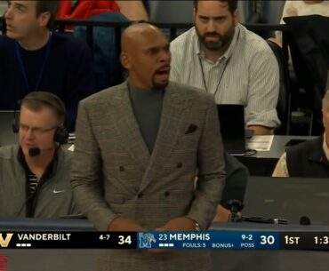 Vanderbilt @ #23 Memphis (Full Game) College Basketball