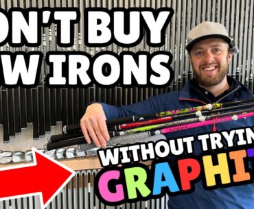 We will all be using GRAPHITE iron shafts soon!... #golfshafts #customfitting