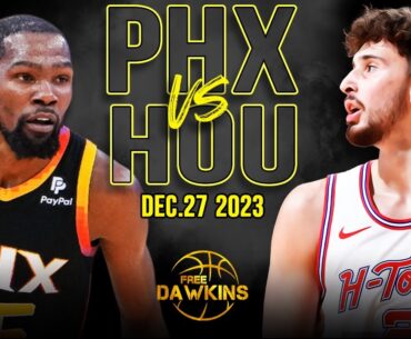 Phoenix Suns vs Houston Rockets Full Game Highlights | December 27, 2023 | FreeDawkins