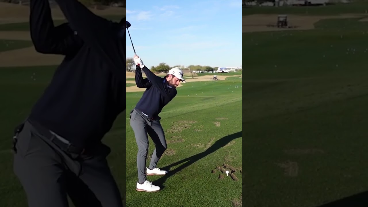 Long Hitter Cameron Young Powerful swing motion & slow motion, パワーロングヒッター キャメロン・ヤング パワフルなスイングモーション Long Hitter Cameron Young Powerful swing motion & slow motion, パワーロングヒッター キャメロン・ヤング パワフルなスイングモーション