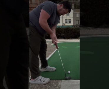 DOUBLE CRAZY GOLF HOLE IN ONE, world crazy champion