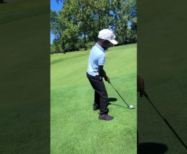 Throwback to July 2022 practicing golf pitches. #golf