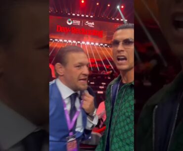 “It’s a small ring!” 👀 Conor with the intel for CR7 🥊 #DayOfReckoning 🇸🇦