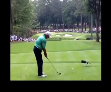 Freddie Couples Getting After An Iron Tee Shot #golf #shorts