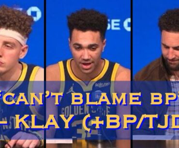 KLAY: “Geez. Ah, dramatic rookie” after PODZIEMSKI takes blame for loss due to lack of energy”; TJD