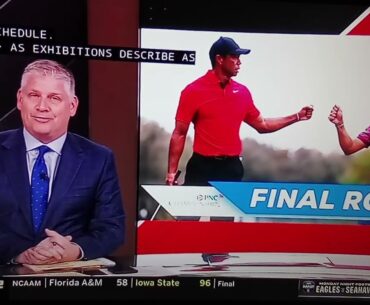 Tiger Woods’ son, Charlie, looking like dad with perfect chip-in at PNC Championship #tigerwoods