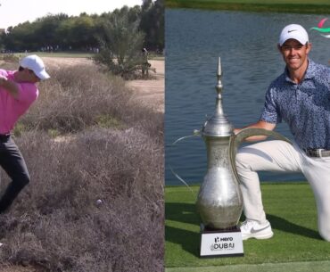 Every Shot From Rory McIlroy at the Hero Dubai Desert Classic