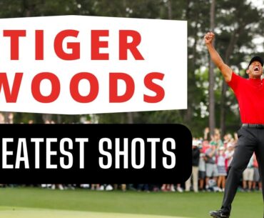 Tiger Woods Greatest Shots!