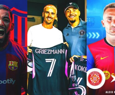 NEW FOOTBALL TRANSFERS! GRIEZMANN to INTER MIAMI - ALEIX GARCIA and DOUGLAS LUIZ to BARCELONA 😱