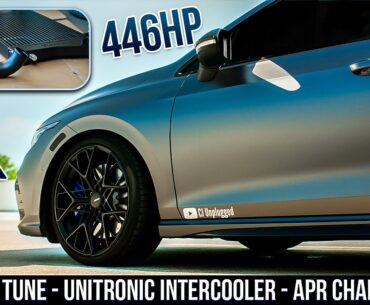 446HP MK8 Golf R goes Stage 1+ Tune w/ Unitronic Finally MORE POWER