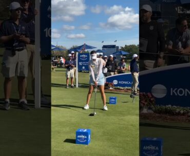 Beauty & Golf! In Gee Chun amazing golf swing.  #golf,  #golfshorts,  #subforgolf,  #alloverthegolf