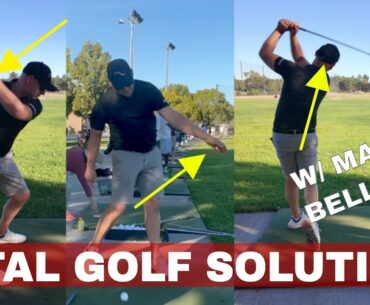 TOTAL GUIDE: How to Shallow + PROPERLY SEQUENCE a #golf swing w Marcus Bell@GRFGolf