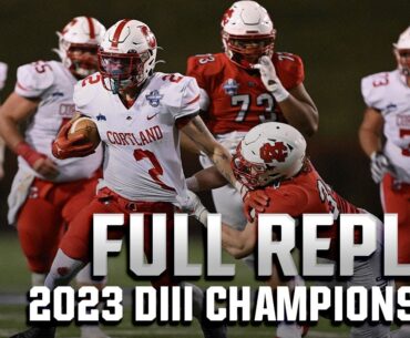 Cortland vs. North Central (IL): 2023 DIII football championship | FULL REPLAY