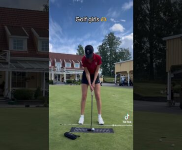 #golfgirls #practicemakesperfect #golfswing #golfdrills #collegegolf #dreams