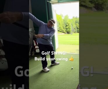 👆Full 🎥 Build your best SWING ! Stable and mobile and accelerating like a kick! #golf #golftip
