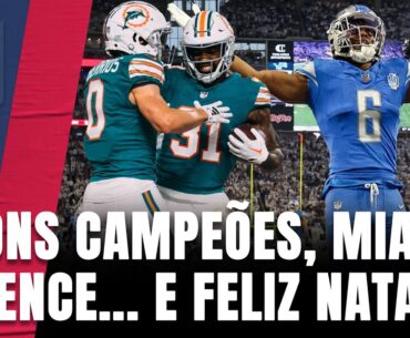 DOLPHINS VENCEM COWBOYS, LIONS CONQUISTAM A DIVISÃO, E MAIS DA NFL DE NATAL