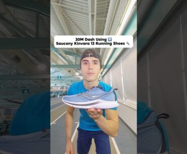 30M Dash Shoe Test Using Saucony Kinvara 13 Running Shoes #running #shoes #trackandfield #shorts