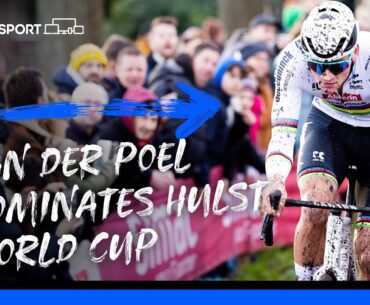 Van Der Poel's Seventh Consecutive Victory! 🙌 | UCI Cyclo-cross World Cup Highlights | Eurosport