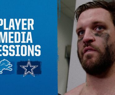 Detroit Lions players meet with the media | 2023 Week 17: Lions vs. Cowboys