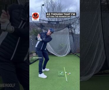 Are you getting Stuck in the Downswing? Then this drill is for you. #golf #golfswing