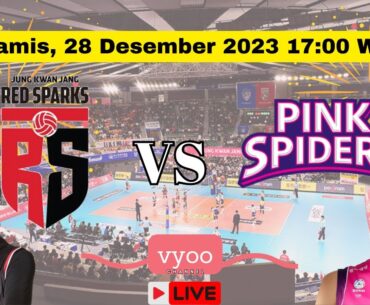 LIVE! Red Sparks vs Pink Spiders  281223