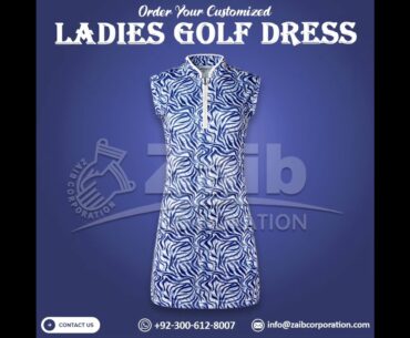 Ladies Golf Dress #zaibcorporation #zaib #golfaccessories #golf #golfapparel #fashion #2024