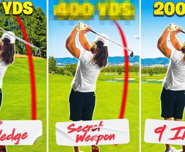 How Far A 3x World Long Drive Champ Hits EACH Club