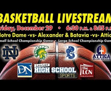 PETE ARRAS MEMORIAL: Batavia vs. Attica | 2023 Large School Final