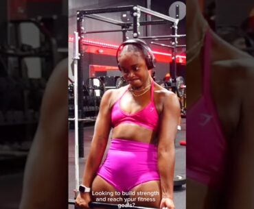 Look at her eyes #passion #dumbbells #barbell #short #gain #gains #gymnast #gym #health #foryou