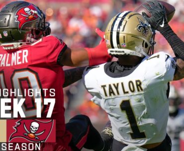 New Orleans Saints vs. Tampa Bay Buccaneers Game Highlights | NFL 2023 Week 17