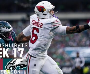 Arizona Cardinals vs. Philadelphia Eagles | 2023 Week 17 Game Highlights